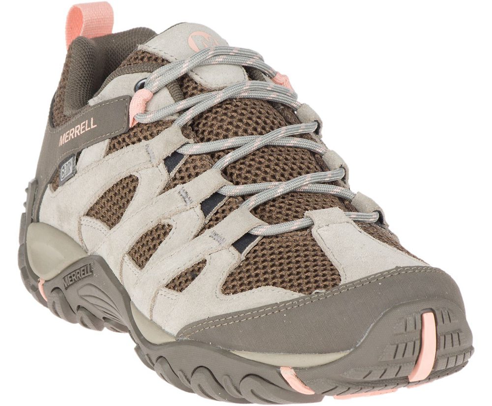 Merrell Hiking Shoes Grey - Alverstone Waterproof - Womens 80WSFHRVQ